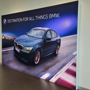 Fabric Frame with LED Lighting